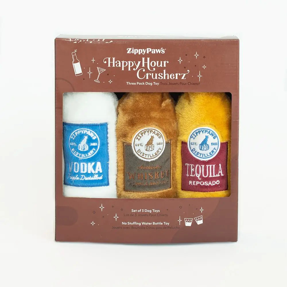 Cuddly toy set - Whiskey, Vodka and Tequila