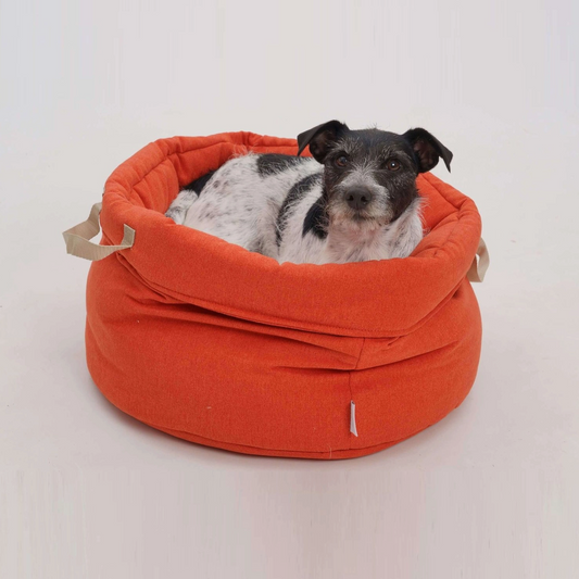 Hundebett Orange - S