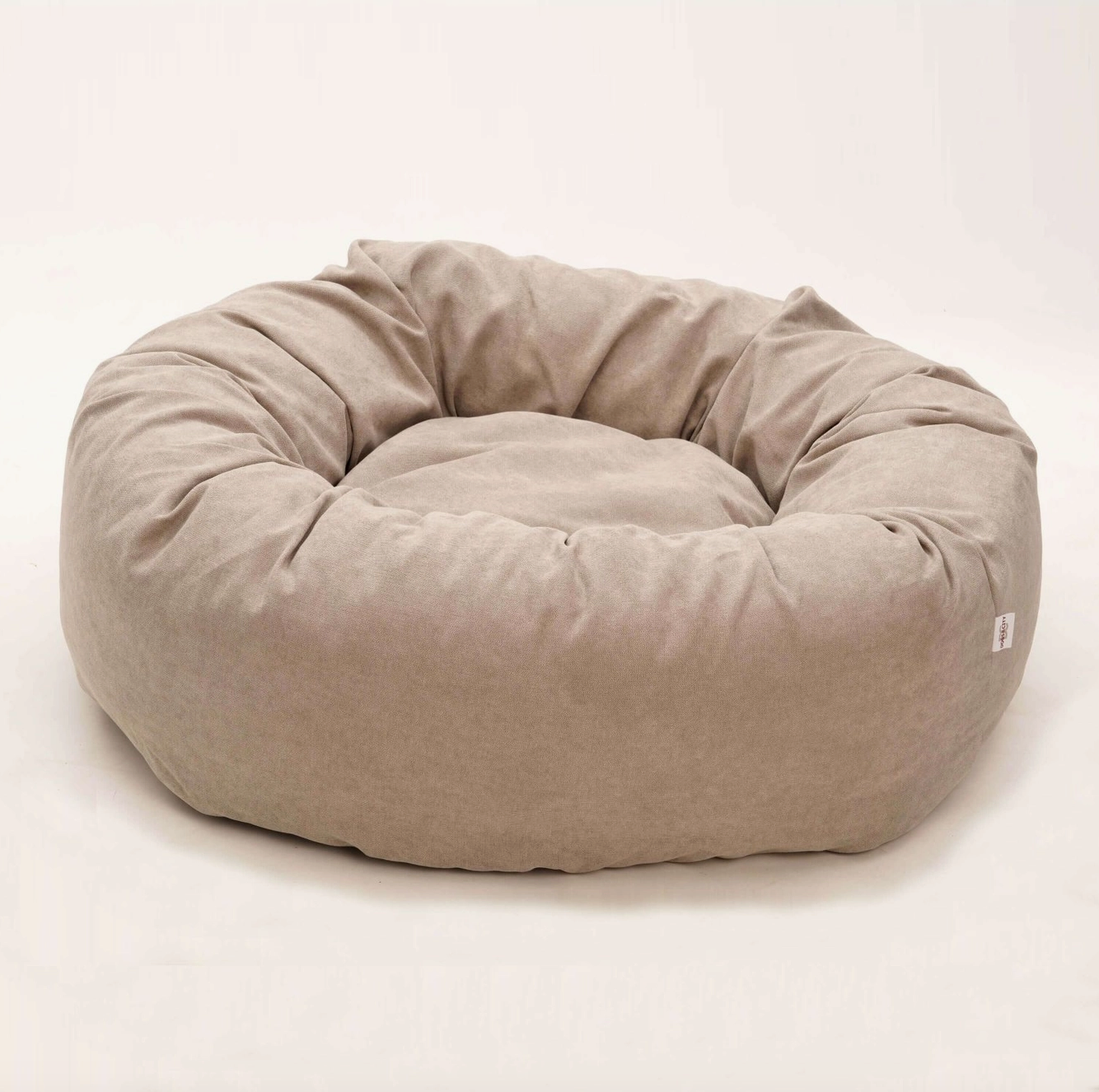 Dog bed Donut Beige