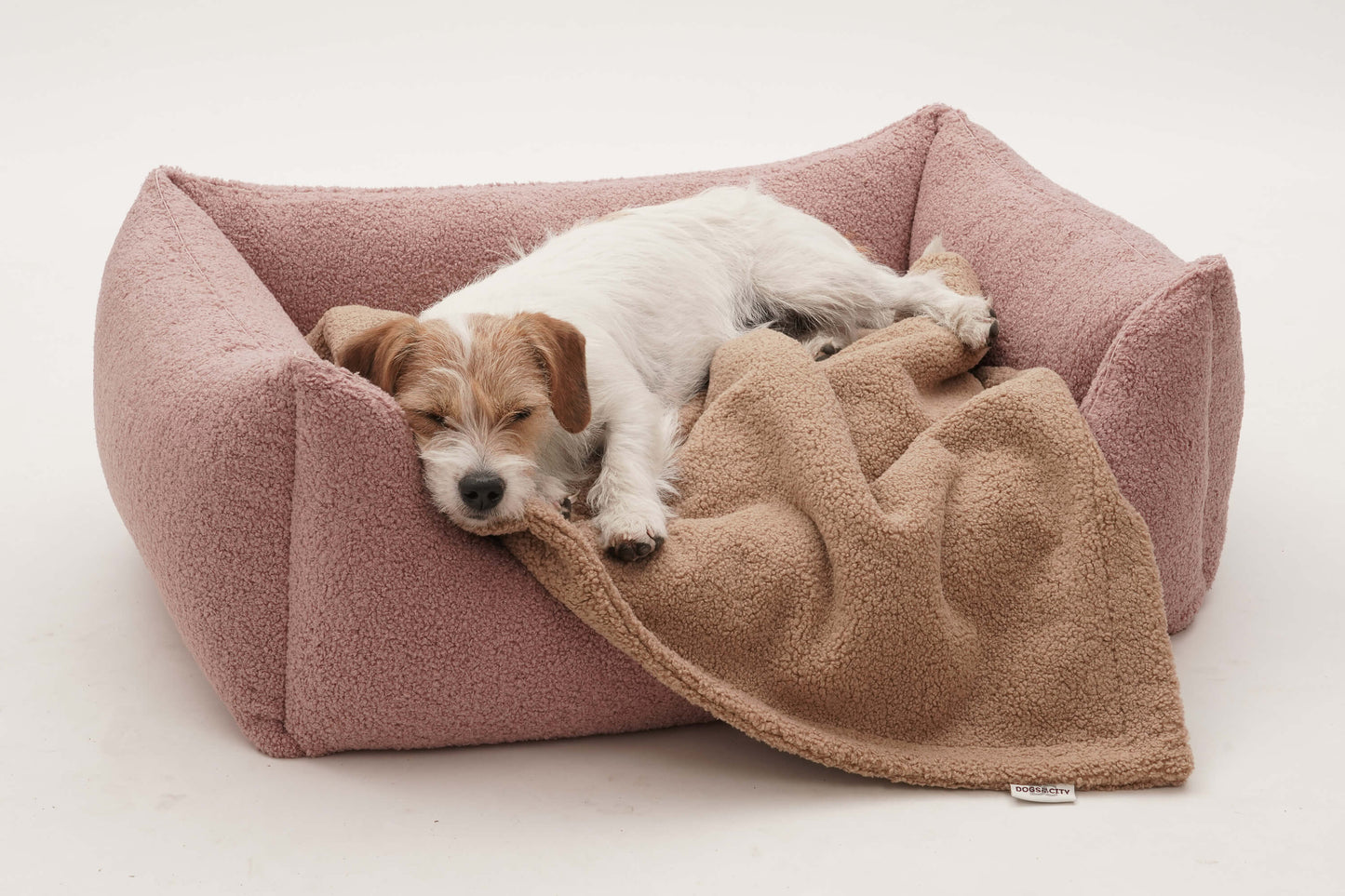 Dog Bed Paddy brown / stone / graphite / old pink